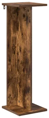 Zdjęcie produktu dla vidaXL Stojak na rośliny, dąb wędzony, 25 x 25,5 x 80,5 cm, materiał drewnopochodny
