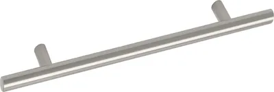 Obrázek produktu pro Rukojeť Cristo ø 12 mm dutá, LA 128 mm, šířka 208 mm, kartáčovaná nerezová ocel