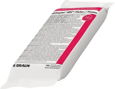 Immagine prodotto di B. Braun Meliseptol® HBV salviette disinfettanti - confezione di ricarica | confezione (100 salviette)