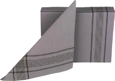 Tobeni 3 Bundeswehrtaschentücher Stoff 100 Baumwolle Militär-Grau 50 x 50 cm