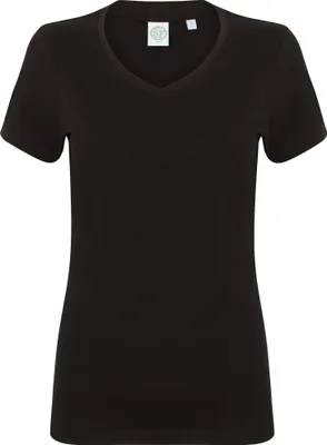 AUSELILY Manica Lunga con Scollo a V Pulsante Donna Top Henley