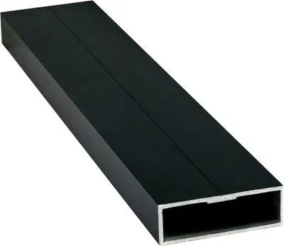 Produktbild von Alu-Unterkonstruktion System 20/60 Aluminium schwarz eloxiert, 2.000 x 20 x 60 mm 2 mm Wandstärke 505 26 200