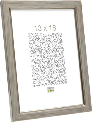 Obrázok produktu pre Deknudt S46A plastový fotorámik strieborný 18x24 cm