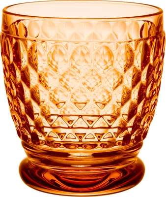 Image de Villeroy & Boch Boston Coloured Gobelet / Verre à eau / Verre à jus de fruits / Verre à cocktail Abricot 10cm 200ml
