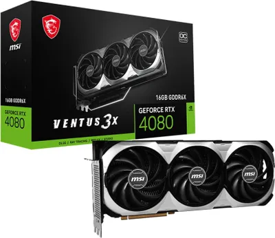 Produktbild von MSI GeForce RTX 4080 16GB VENTUS 3X OC - Grafikkarten