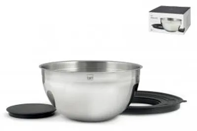 Immagine prodotto di H&H mixing bowl in acciaio inox con coperchio cm 24