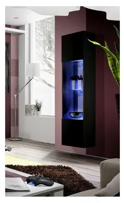 Image de Vitrine avec éclairage FREYA – noir