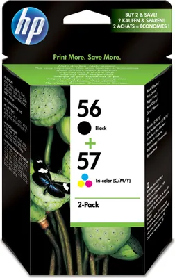 Produktbild von HP SA342AE - Original - Tinte auf Pigmentbasis - Schwarz - Cyan - Magenta - Gelb - Deskjet 5550 - 5551 - 5552 - 450cbi, Photosmart 7150 - 7350 - 7550 - 7660 - 7760 - 7960, PSC 2105 - 2108,... 2 Stück(e) - 5 - 95%