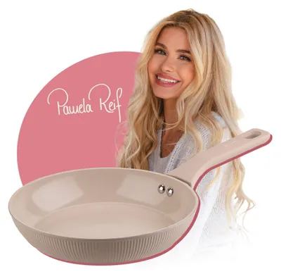 Immagine prodotto di Fackelmannx Pamela Reif Padella a conchiglia Ø 24 cm Design elegante e funzionalità in beige pastello