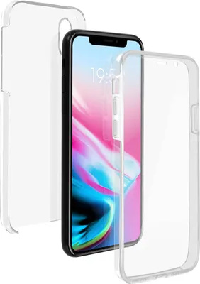 Obrázok produktu pre Avizar, ochranné puzdro (kryt prednej a zadnej strany) pre Apple iPhone X, priehľadné