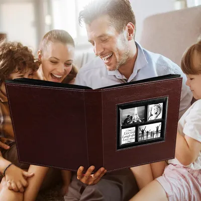 Immagine prodotto di Album fotografico grande - 1000 foto - elegante pelle - 200 pagine
