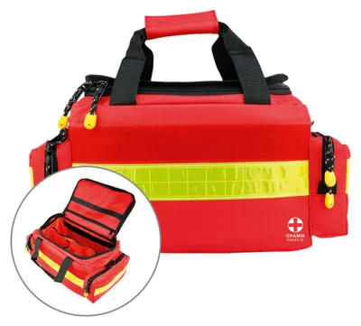 Produktbild von Gramm Medical Notfalltasche DIN 13 157, rot
