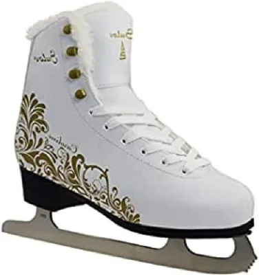 Productafbeelding van Dames Kunstschaatsen - Schaatsen Dames - Recreatief Schaatsen - Roestvrijstalen Blade - Maat 38 - Wit