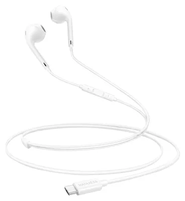 Immagine prodotto di Mayaxess, cuffie con cavo USB-C e microfono per iPhone Air, bianco