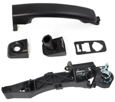 Obrázok produktu pre Opel Vivaro B 14-20 Vonkajšia kľučka dverí + držiak vpredu vľavo / posuvný vľavo / mechanizmus zadnej kľučky dverí 2-dielna sada