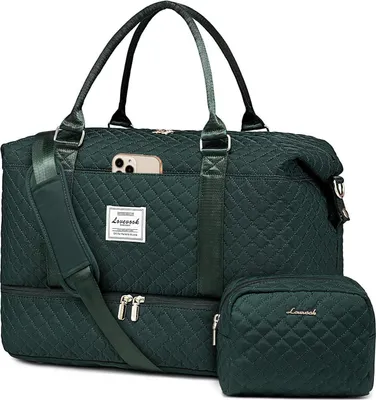 Produktbild von LOVEVOOK Große Reisetasche Damen Weekender Duffle Bag mit Schuhfach und Kosmetiktasche