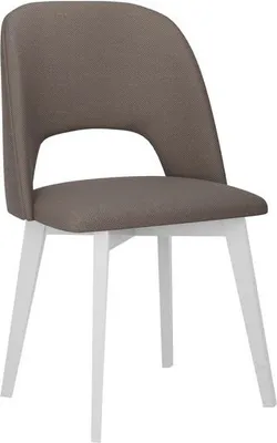 Obrázek produktu pro Čalouněná židle k jídelnímu stolu AFTON 7 - bílá / hnědá 1
