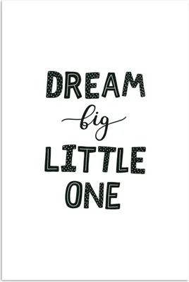 Produktbild von MuchoWow® Poster Träume - Kinder - Zitat - Jungen - Mädchen - Baby - Kinder 60x90 cm - Wanddekoration