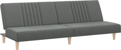 Produktbild von vidaXL Schlafsofa Dunkelgrau Stoff