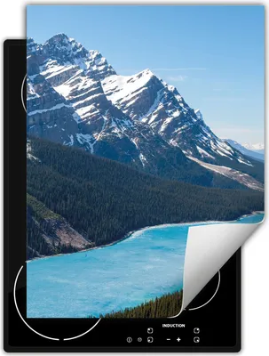 Produktbild von DarHaus Herdabdeckplatte Einteilig Küche Abdeckplatte für Glaskeramikfeld Abdeckung Induktionskochfeld Aufrollbare Matte 40x52 cm, Landschaft - Berge