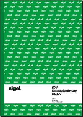 Produktbild von Formularbuch EDV-Kassenbericht A4hoch Packung mit 5 Stück