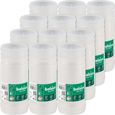 Obrázek produktu pro Bolsius RP6W 135h parafínové svíčky 12 kusů