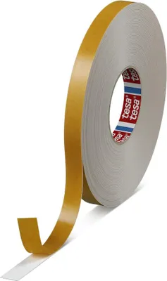 Produktbild von TESA Doppelseitiges selbstklebendes Schaumstoff-Montageband, weiß, 12 mm x 25 m