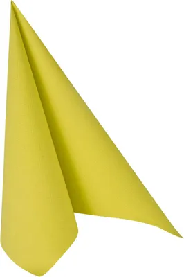 Produktbild von 20 Servietten "ROYAL Collection" 1/4-Falz 33 cm x 33 cm limonengrün