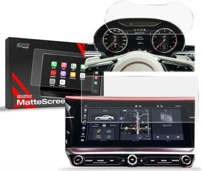 Produktbild von Matte Autodisplayfolie 2in1 für Bentley Continental GT (2018-...), Grizz Protector