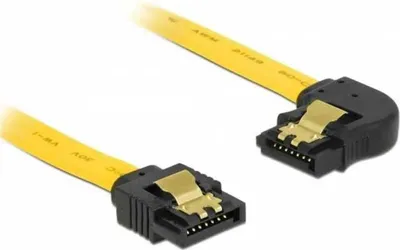 Imagen del producto de DeLOCK, cable SATA macho-macho, 0,3 metros, color amarillo