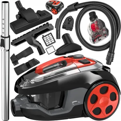 Produktbild von Lehmann Typhoon 4000W Zyklon Turbo Bürste Hepa Beutelloser Staubsauger