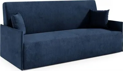 Produktbild von LIKMA Marineblau Ausziehbar 3 Sitzer Sofa Olita 197x93x85 cm Schlaffunktion Bettzeugbehälter Sofa mit Bettfunktion Schlafsofa Couchgarnitur Sofas & Couches Stoff Anafi 15