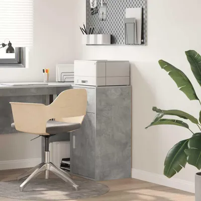 Produktbild von vidaXL Sideboard mit Schubladen Beton Grau 38 x 34 x 75 cm