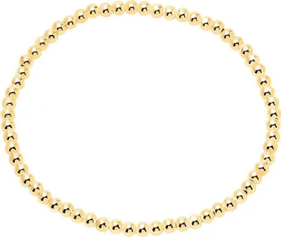 Produktbild von Damen Armband aus vergoldeten 925er Silberperlen von Unique