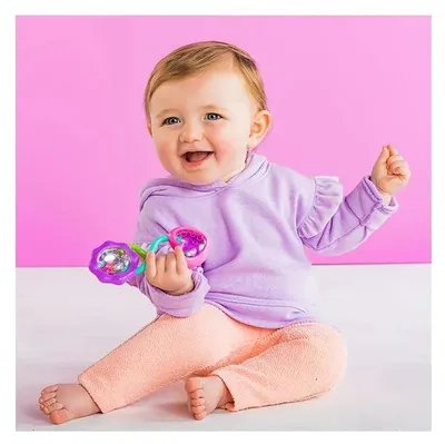 Produktbild von Bright Starts Rattle And Shake Langhantelspielzeug – Lila