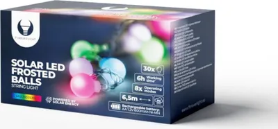 Produktbild von Forever Light Solar LED Lichterkette SFB62 6,5?m 30 Kugeln