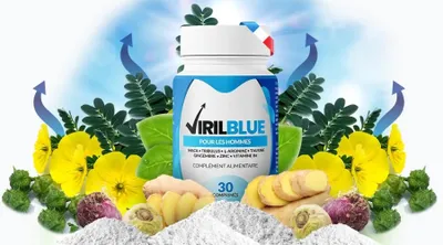 Image de VirilBlue - Pour plus de puissance et de bien-être au quotidien (30 gélules)