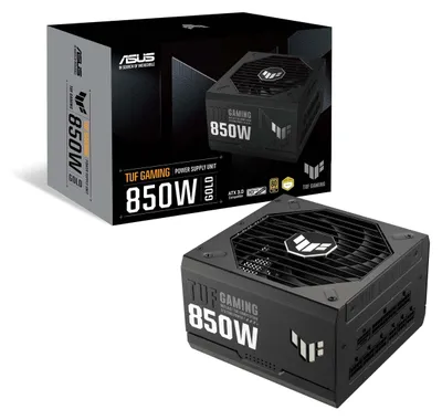 Imagen del producto de ASUS 90YE00S2-B0NA00, fuente de alimentación TUF Gaming de 850W, certificación Gold