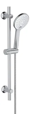 Productafbeelding van Douchestang van roestvrij staal 70 cm met handdouche en 3 stralen