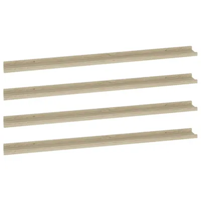 Image de vidaXL Wandregale 4 Stk. Sonoma-Eiche 115x9x3 cm