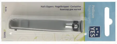 Obrázok produktu pre Áno nožnice na nechty 8,2 cm matné chrómované 1 ks
