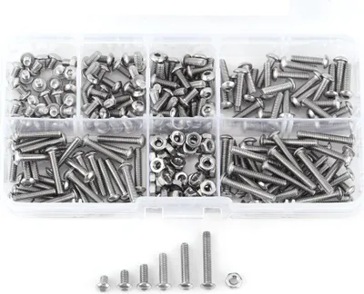 Obrázok produktu pre Šesťhranné skrutky, skrutky s gombíkovou hlavou, skrutky, skrutky a matice, spojovací materiál, príslušenstvo na opravy