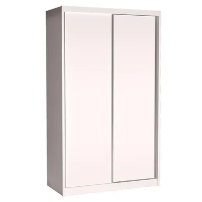 Obrázek produktu pro Šatní skříň 143 cm s posuvnými dveřmi ANICA - alpská bílá