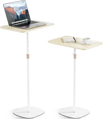 Image de Support pour ordinateur portable réglable en hauteur Table d'appoint Canapé Table de nuit