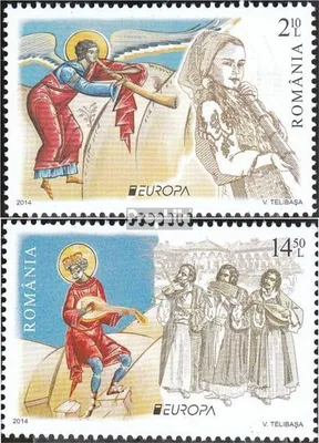 Produktbild von Briefmarken Rumänien 2014 Mi 6812-6813 (kompl.Ausg.) postfrisch Volksmusikinstrumente