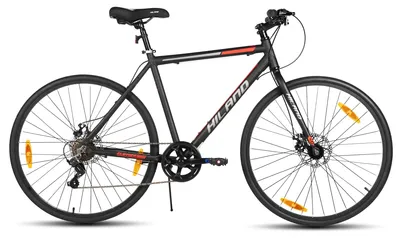 Obrázok produktu pre Horský bicykel s 28-palcovými kolesami, ľahkým hliníkovým rámom, 7 prevodmi a kotúčovými brzdami
