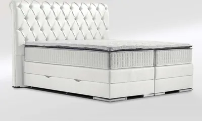 Boxspringbett PRAG Chesterfield - Optik Mit Bettkasten 180 X 200 Cm