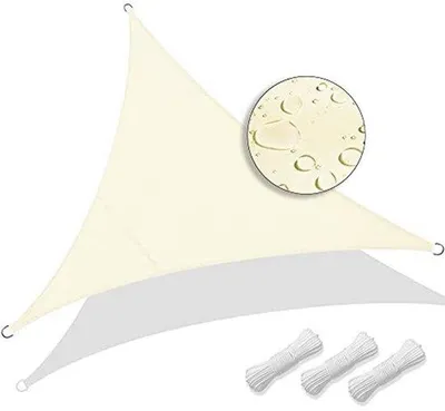 Produktbild von Sonnensegel Dreieck Wasserabweisend UV-Schutz 5x5x5 m Beige