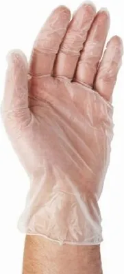 Produktbild von 500x Vinyl Einweghandschuhe Vinylhandschuhe puderfrei Größe M