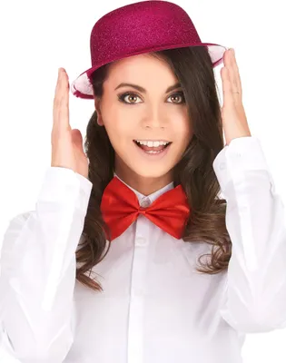 Immagine prodotto di Cappello da festa scintillante rosa melone - taglia unica